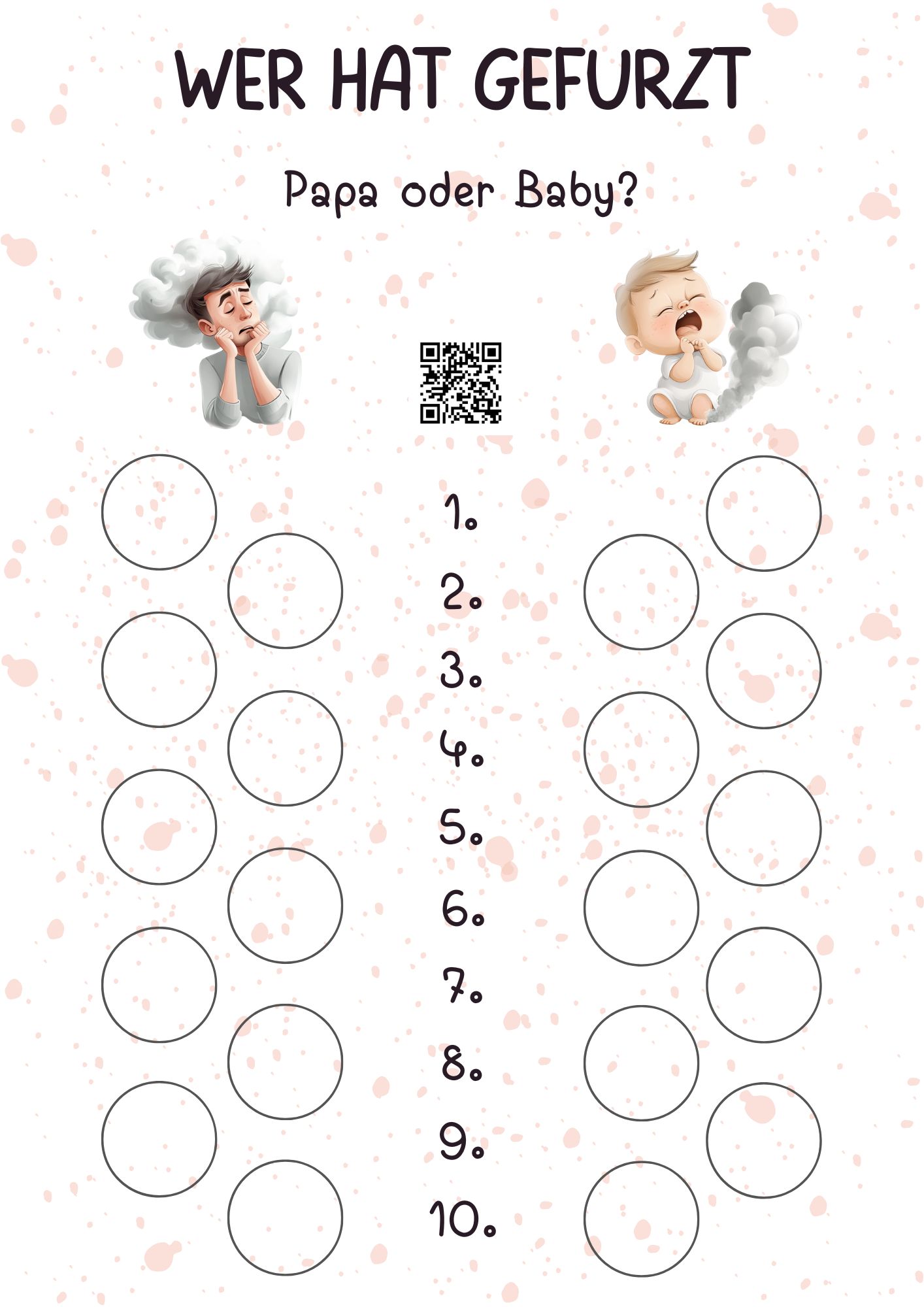 Produktvorschau: Spielkarte und Audio-QR-Code